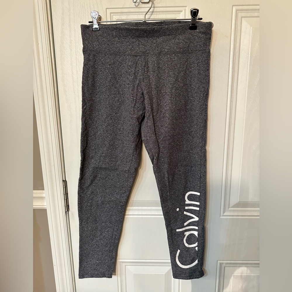 calvin klein grey leggings